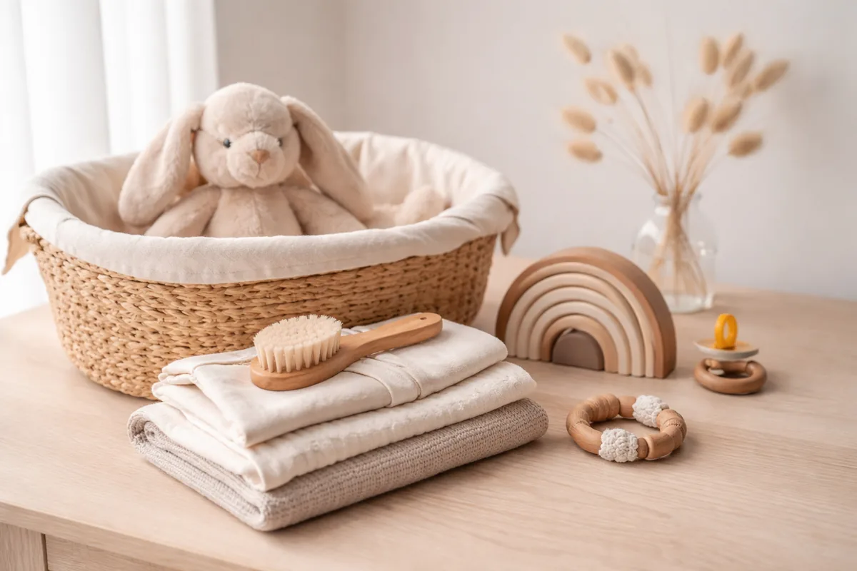 Liste de naissance bébé minimaliste pour jeunes parents
