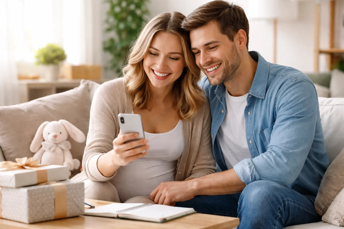 Comment partager sa liste de naissance avec sa famille